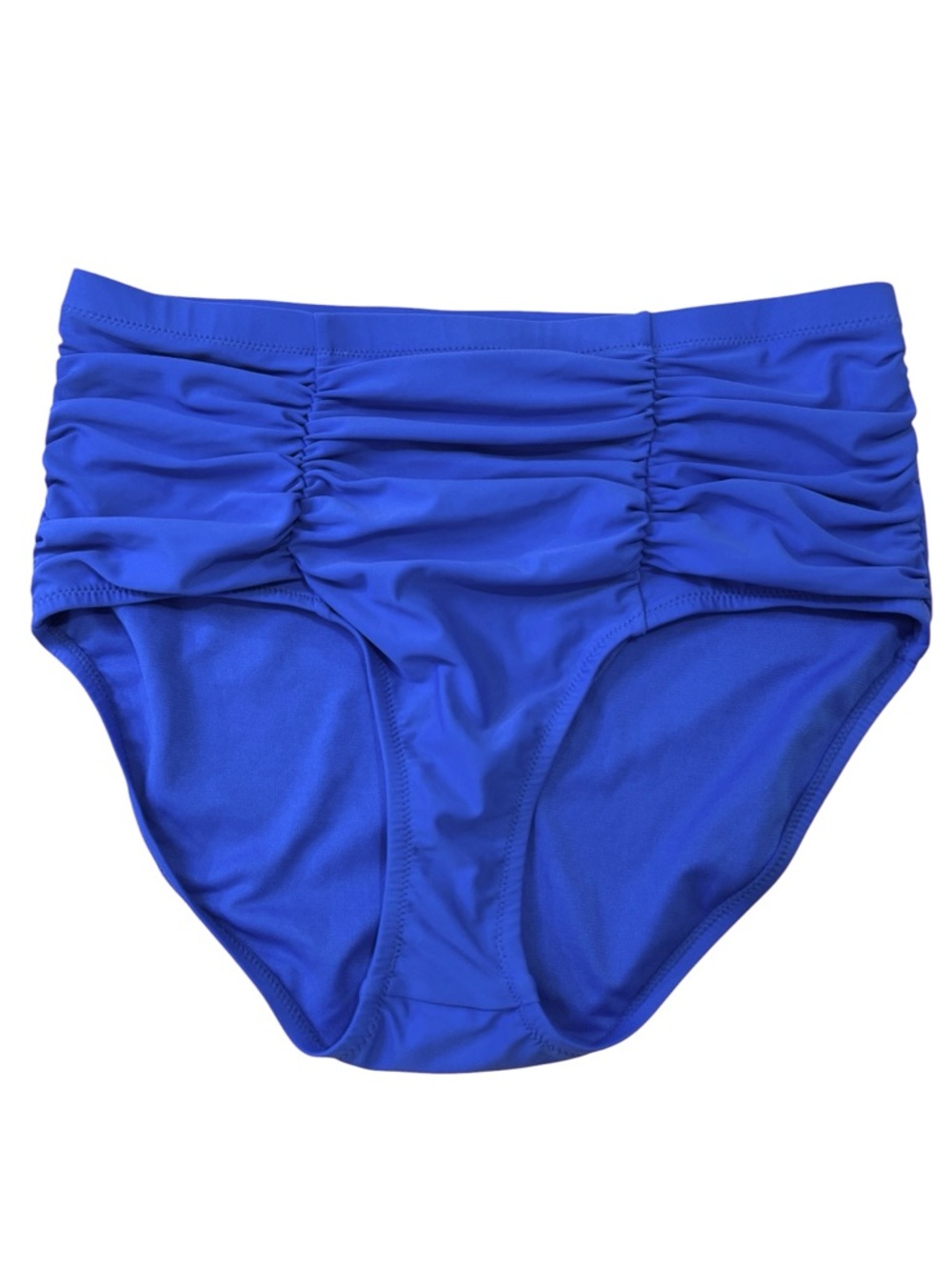 Raisins Curve Plus Size Costa High-Rise Bikini Bottoms, Color Blue, Sz 16W